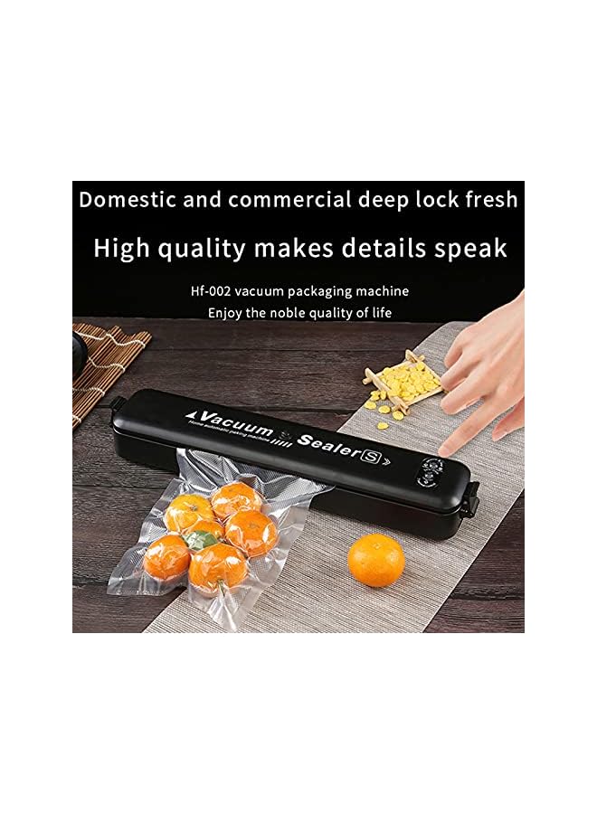 PROMASS Vacuum Sealer Machine With 10 9.8 * 6.7In Sealing Bags Food Saver One-Touch Automatic Vacuum Sealing Machine For Dry And Moist Food Fresh Preservation Eu Plug - Image 2