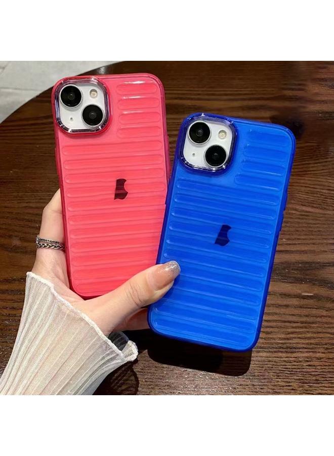 اس-توب جراب لهاتف iPhone 12 Pro Max، جراب هاتف شفاف من مادة TPU مخطط مطلي بالكهرباء - Image 2