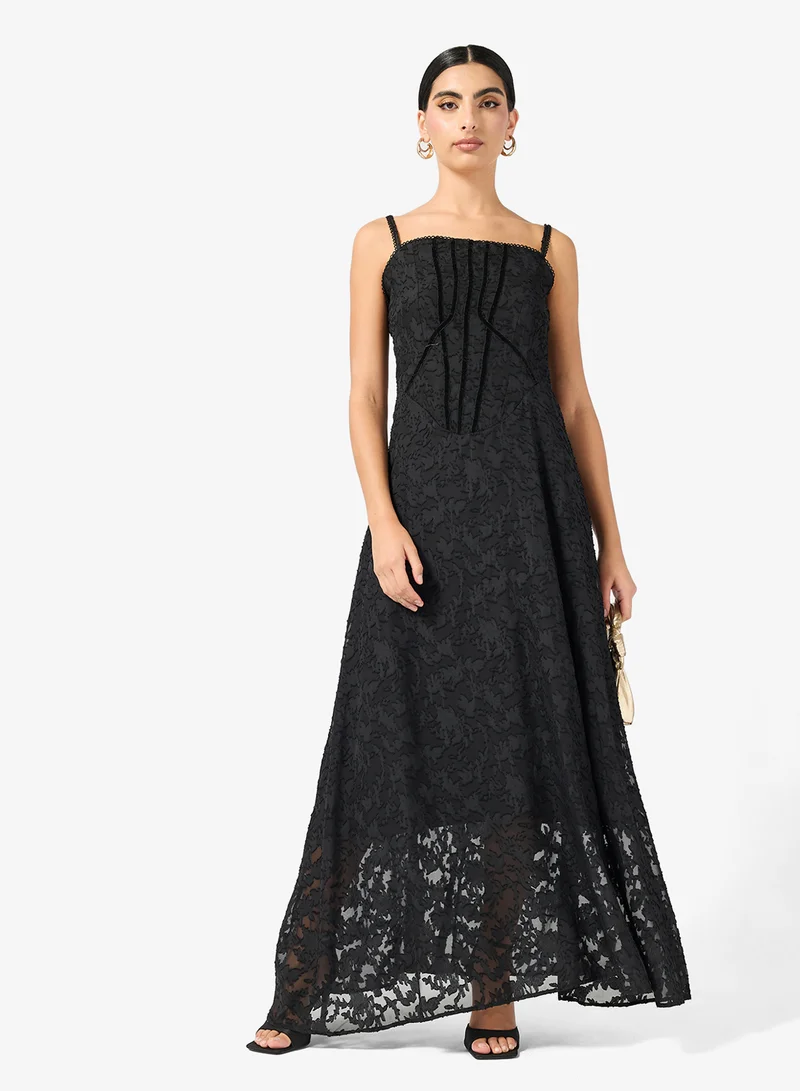 Ella  StrappY Dress With Croset Detail for Women | Best Price UAE