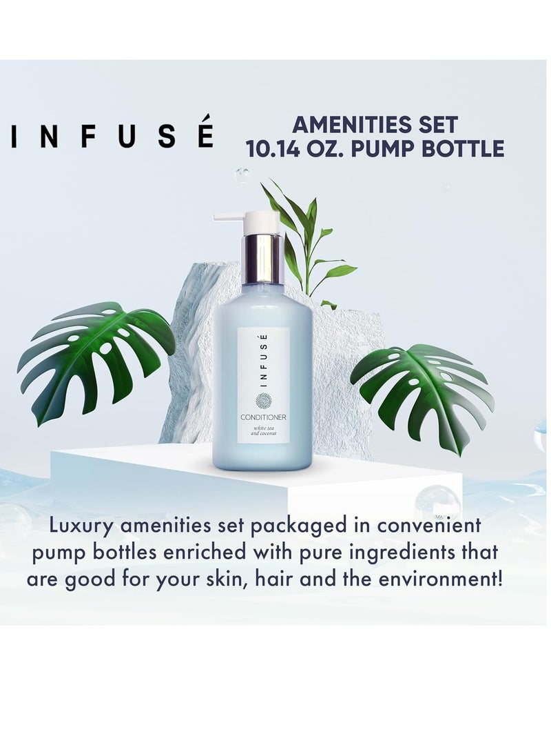Terra Pure Terra Pure Infuse Conditioner, Retail Size Hotel Amenities, 10.14 oz. (Single)  - Image 4