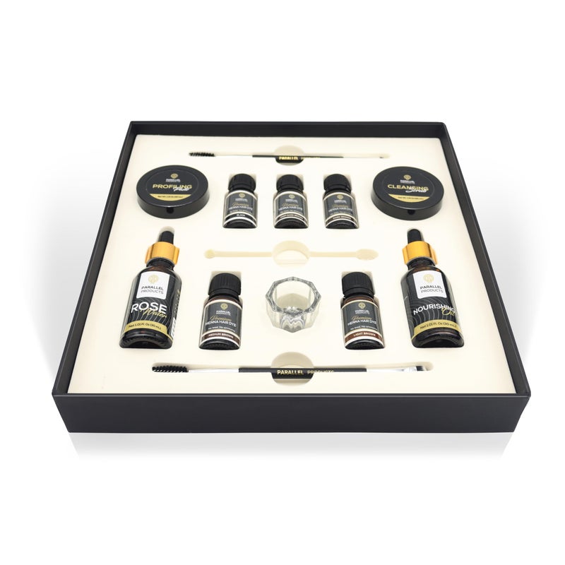 Parallel Products Henna Hair Color Kit - Complete Tint Kit for Professional Spot Coloring - Covers Grays and Roots - Color Palette Included - Image 2