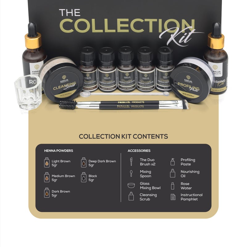 Parallel Products Henna Hair Color Kit - Complete Tint Kit for Professional Spot Coloring - Covers Grays and Roots - Color Palette Included - Image 3