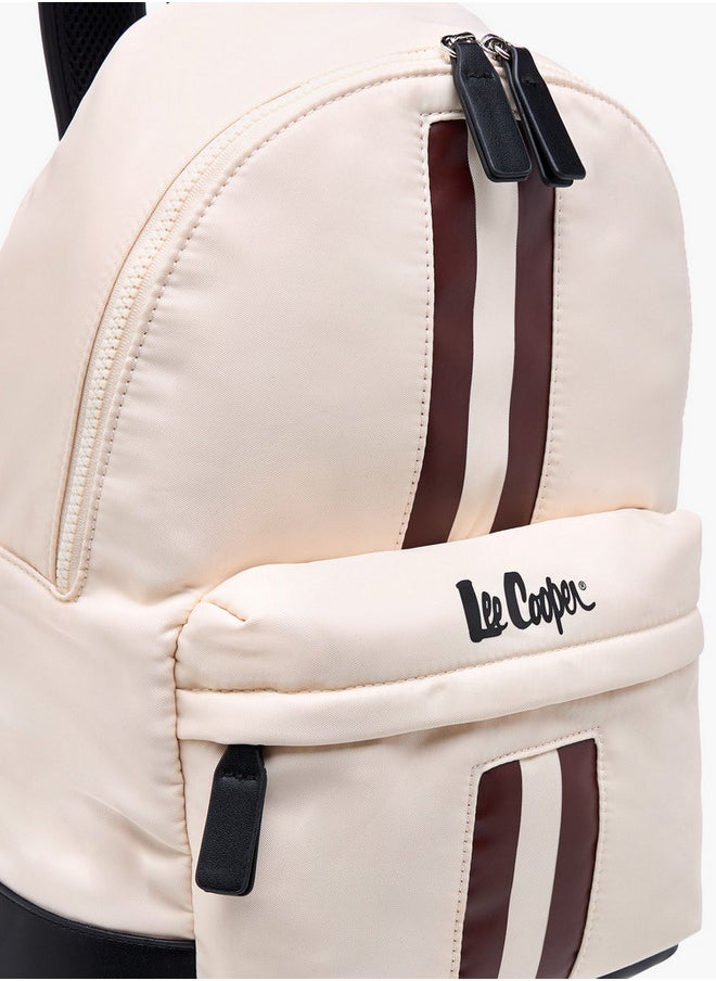 Lee Cooper Women's Panelled Backpack with Zip Closure and Adjustable Strap - 29x15x40 cm  - Image 4