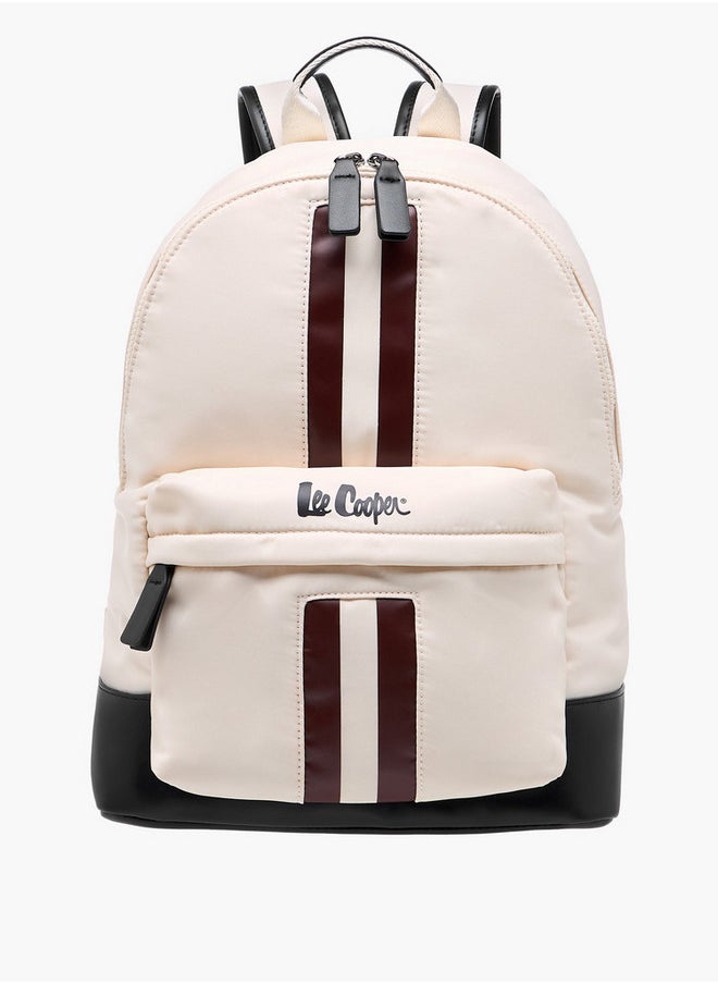 Lee Cooper Women's Panelled Backpack with Zip Closure and Adjustable Strap - 29x15x40 cm  - Image 1