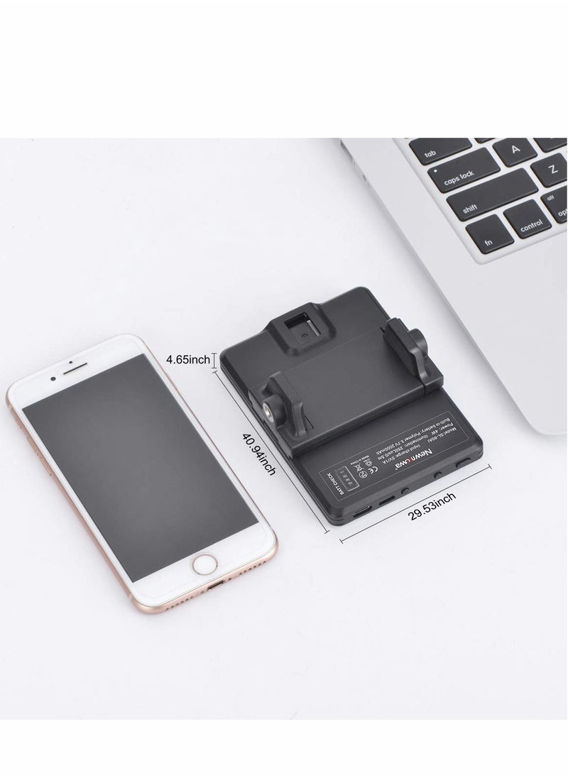 KASTWAVE - LED High Power Rechargeable Clip Fill Video Light, Conference Kit 3 Modes, for Phone, iPad, Laptop - Image 1