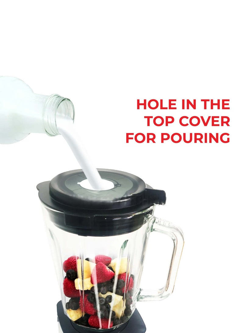 MULLER KITCHEN Electric Blender, 1000W, 1.5L Jar Capacity, 5 Variable Speeds, Stainless Steel  - Image 4