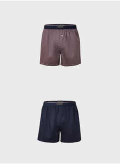 EMPORIO ARMANI 2 Pack Logo Band Boxers  - Image 1