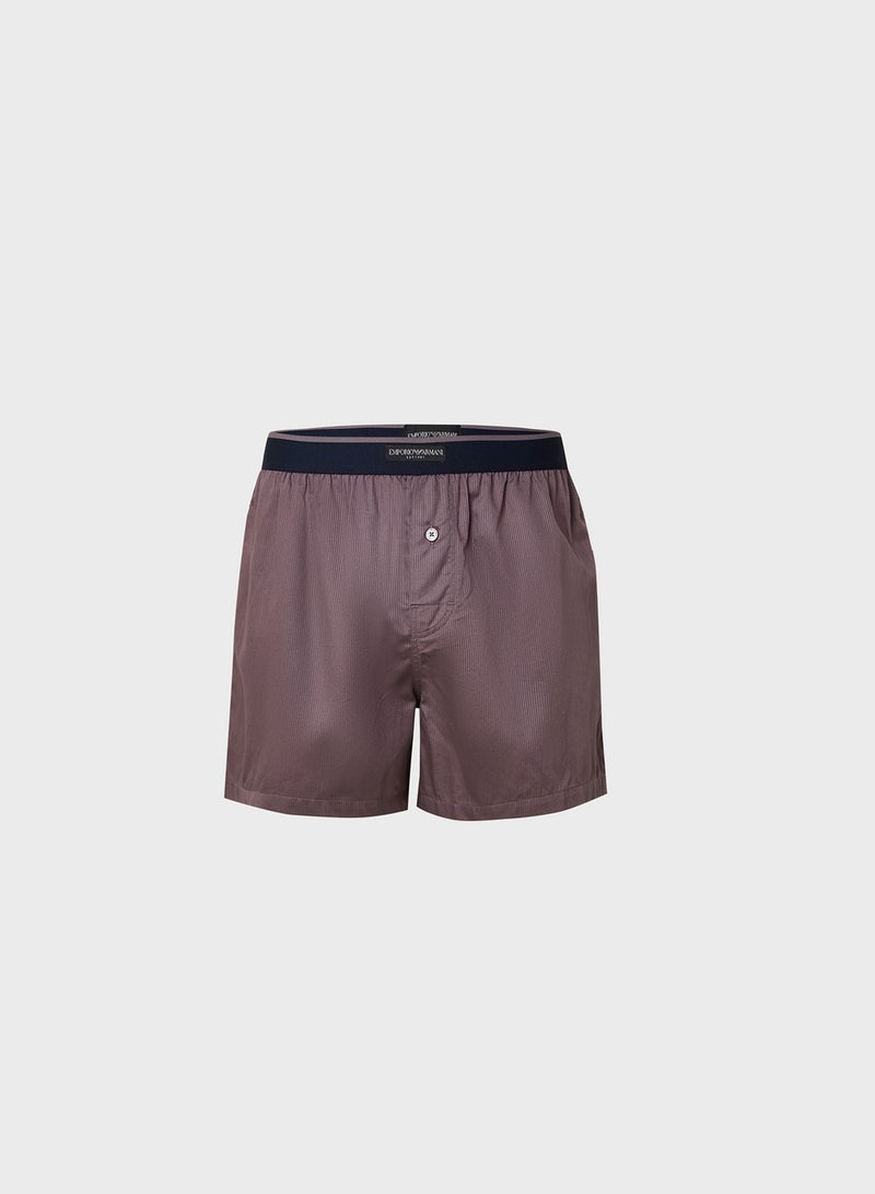 EMPORIO ARMANI 2 Pack Logo Band Boxers  - Image 2