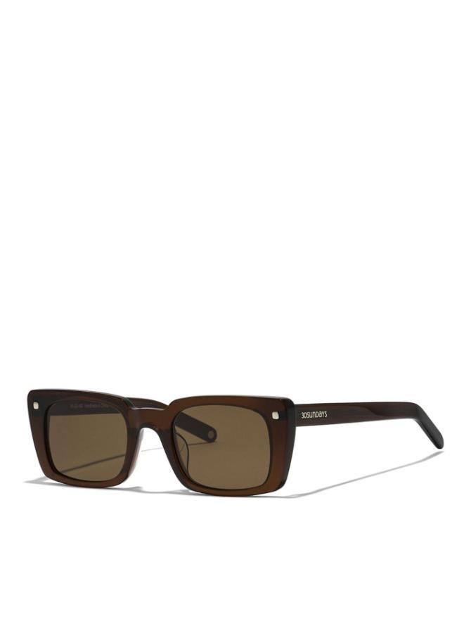 30Sundays THAT'S WOW Women Brown Sunglasses - Frame Material: Acetate - Lens Color: Brown- Frame Color: Brown - Full Rim - Image 2