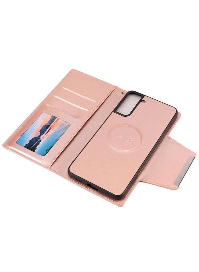 اس-توب جراب لهاتف Samsung Galaxy S21 Ultra 5G جراب جلدي أفقي مغناطيسي قابل للفصل رفيع للغاية مع فتحة للبطاقات ومحفظة - Image 5