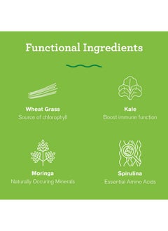 Amazing Grass Super Greens Booster: Greens Powder Smoothie Mix With Spirulina Moringa Wheat Grass & Kale Smoothie Booster Chlorophyll Providing Greens 30 Servings  - Image 4