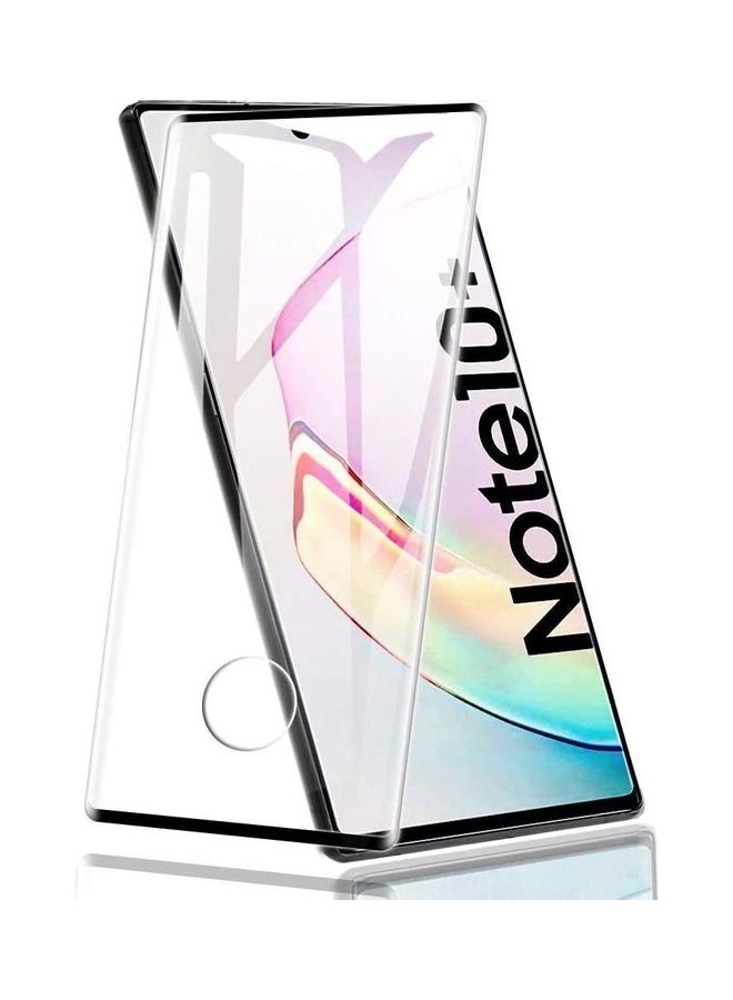 ICS Tempered Glass Screen Protector For Samsung Galaxy Note10+ Clear/Black - Image 1
