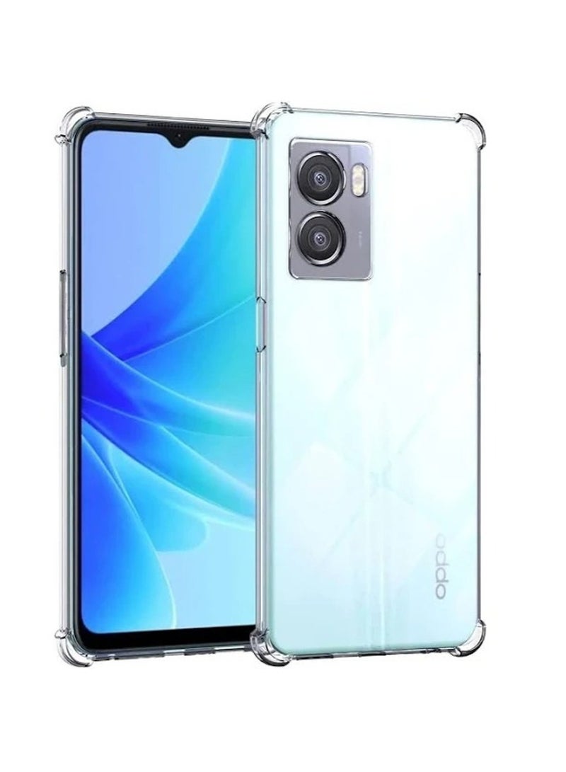 Case for OPPO A57 5G / OPPO A77 5G / OnePlus Nord N300 / Realme V23 / Oppo k10 5G / Realme narzo 50 5g Clear Case Cover Soft Flexible Transparent Silicone TPU Back Cover Full Camera Protection with Sh - Image 1