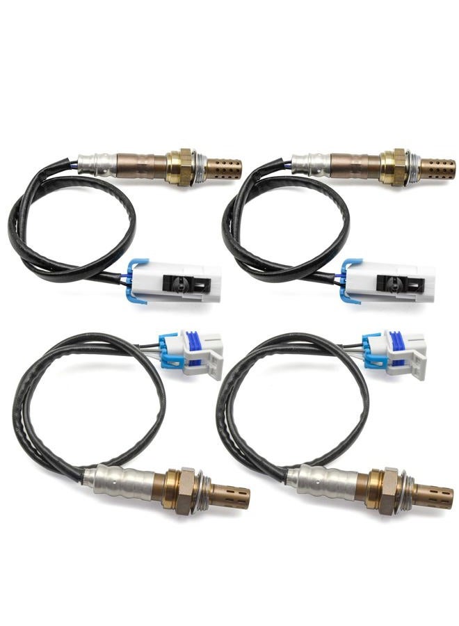 HEDORANCE 234-4668 234-4256 O2 Oxygen Sensor Set of 4 Upstream & Downstream Fit for Cadillac Escalade 2008-2014, for Chevrolet Avalanche Silverado 1500 Tahoe Suburban 1500, for GMC Sierra 1500 Yukon - Image 2