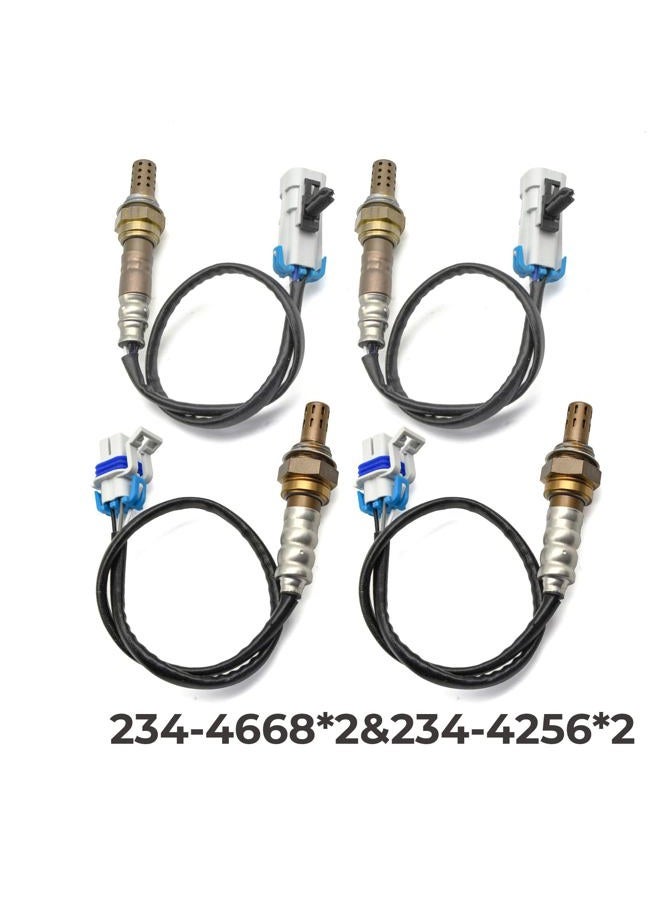 HEDORANCE 234-4668 234-4256 O2 Oxygen Sensor Set of 4 Upstream & Downstream Fit for Cadillac Escalade 2008-2014, for Chevrolet Avalanche Silverado 1500 Tahoe Suburban 1500, for GMC Sierra 1500 Yukon - Image 3