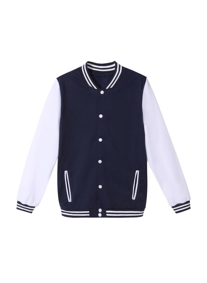 Mowbeat Women Baseball Jacket Varsity Uniform Unsex Adult Long Sleeve Baseball Shirt Casual Loose Cardigan Men's Track Jacket - Image 1