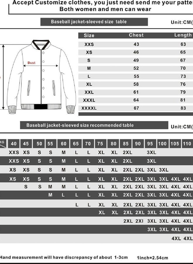 Mowbeat Women Baseball Jacket Varsity Uniform Unsex Adult Long Sleeve Baseball Shirt Casual Loose Cardigan Men's Track Jacket - Image 2