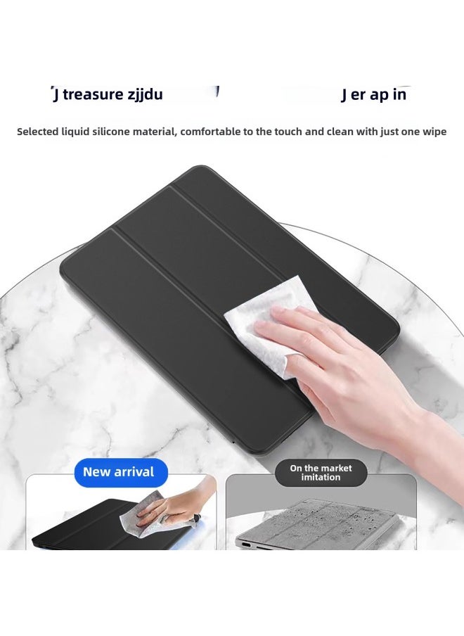 Generic - Suitable For Huawei Tablet Protective Case Matepad11.5s Protective Case 13.2/11air11.5 "9 Glory M6x-Color:[white Ice Blue] The Surface Cover Has High Suction Power★Resistant To Dirt And Stains★Stable Support★Comes With Tempered Film-Applicable Models:For Huawei Matepad Pro 13.2inch 2025 Model - Image 1