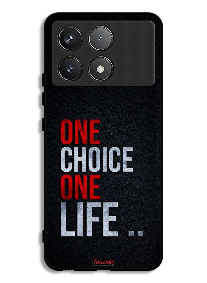 Tolwak Xiaomi Poco F6 Pro Protective Case Cover One Choice One Life - Image 1