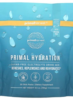 Primal Hydration Sugar Free Lemon Berry 30 Stick Packs 5.5 oz (156 g)