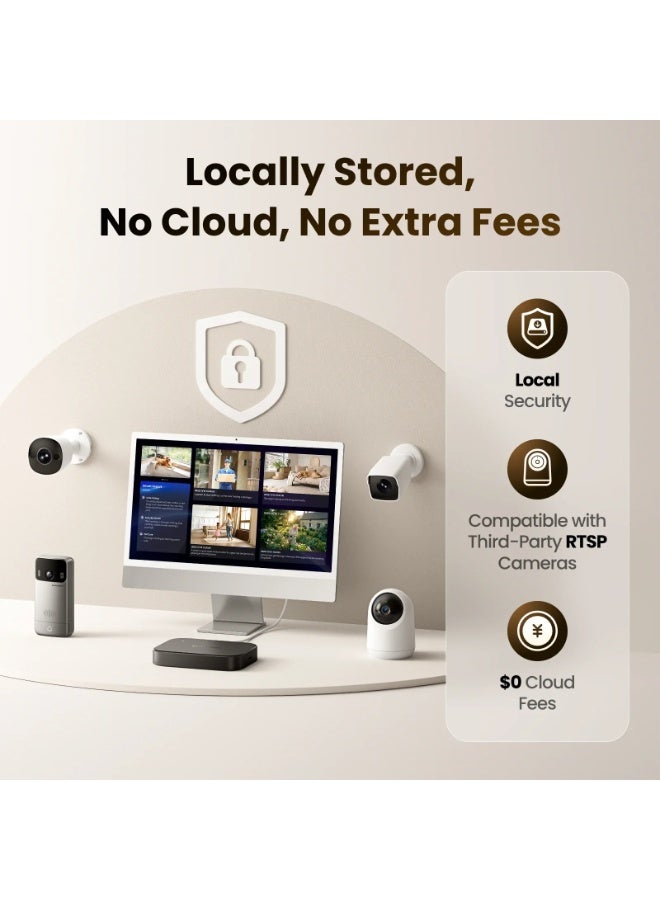 SwitchBot AI Hub Matter-Compatible Smart Home Hub with Local AI Automation, RTSP Camera Support, Home Assistant Integration, Smart Home Control Center for Apple Home & Google Home - Image 5
