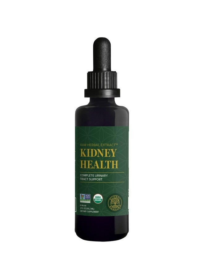 global healing center Global Healing USDA Organic Kidney Health with Cranberry & Hydrangea - Kidney Cleanse Liquid Supplement & Stones Dissolver for Urinary Health - Detox & Repair Formula for Bladder Control - 2 Fl Oz - Image 1