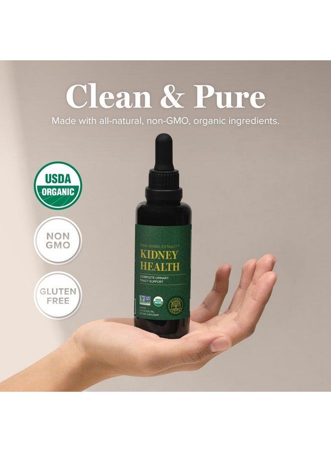global healing center Global Healing USDA Organic Kidney Health with Cranberry & Hydrangea - Kidney Cleanse Liquid Supplement & Stones Dissolver for Urinary Health - Detox & Repair Formula for Bladder Control - 2 Fl Oz - Image 4