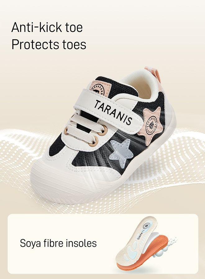 Taranis Children's Shoes Star - Accent Toddler Sneakers Monochrome Star Baby Trainers - Image 2