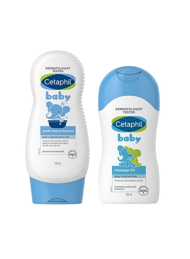 Cetaphil زيت تدليك الأطفال وغسول الأطفال والشامبو - Image 2