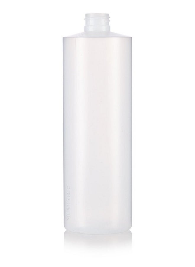 JUVITUS JUVITUS 16 oz / 500 ml Professional Natural Clear Refillable Plastic Squeeze (BPA Free) Empty Bottle Container with Wide Black Disc Cap Lid (6 Pack)  - Image 4