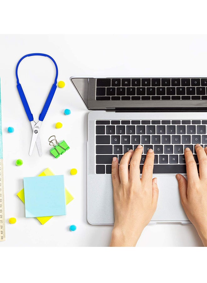 Excefore Loop Handle Colorful Grip Scissors - Image 5