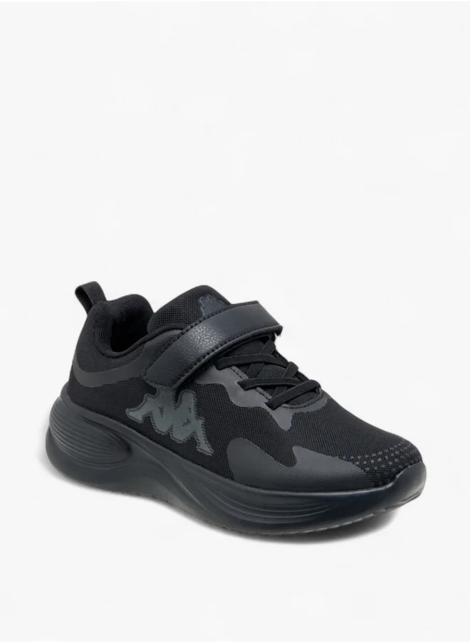 كابا Girls' Logo Detail Sports Shoes with Hook and Loop Closure