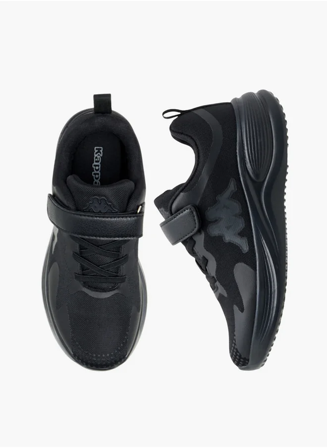 كابا Girls' Logo Detail Sports Shoes with Hook and Loop Closure