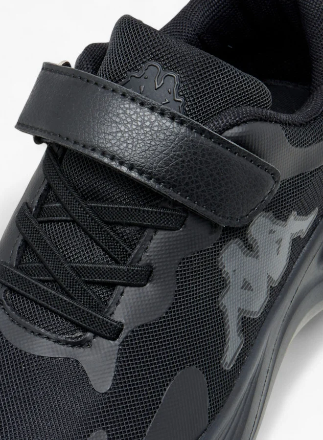 Kappa Girls' Logo Detail Sports Shoes with Hook and Loop Closure