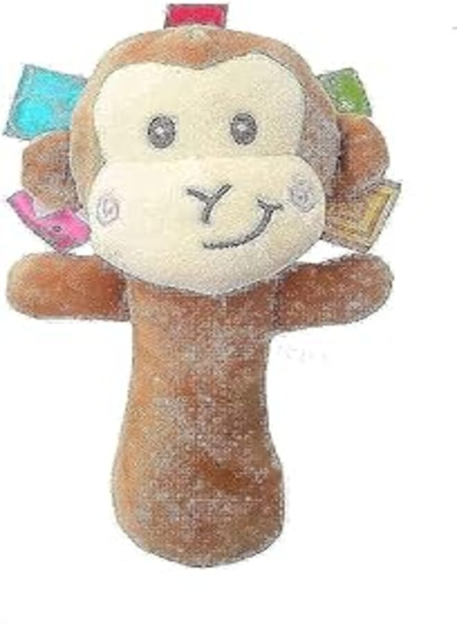 Generic Fabric Soft Monkey Toy For Kids - Multi Color 
