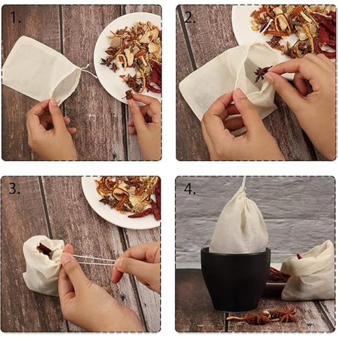 Silk Route Tea Filter Bags 50Pieces 13 Cm X 16 Cm Size - Image 5