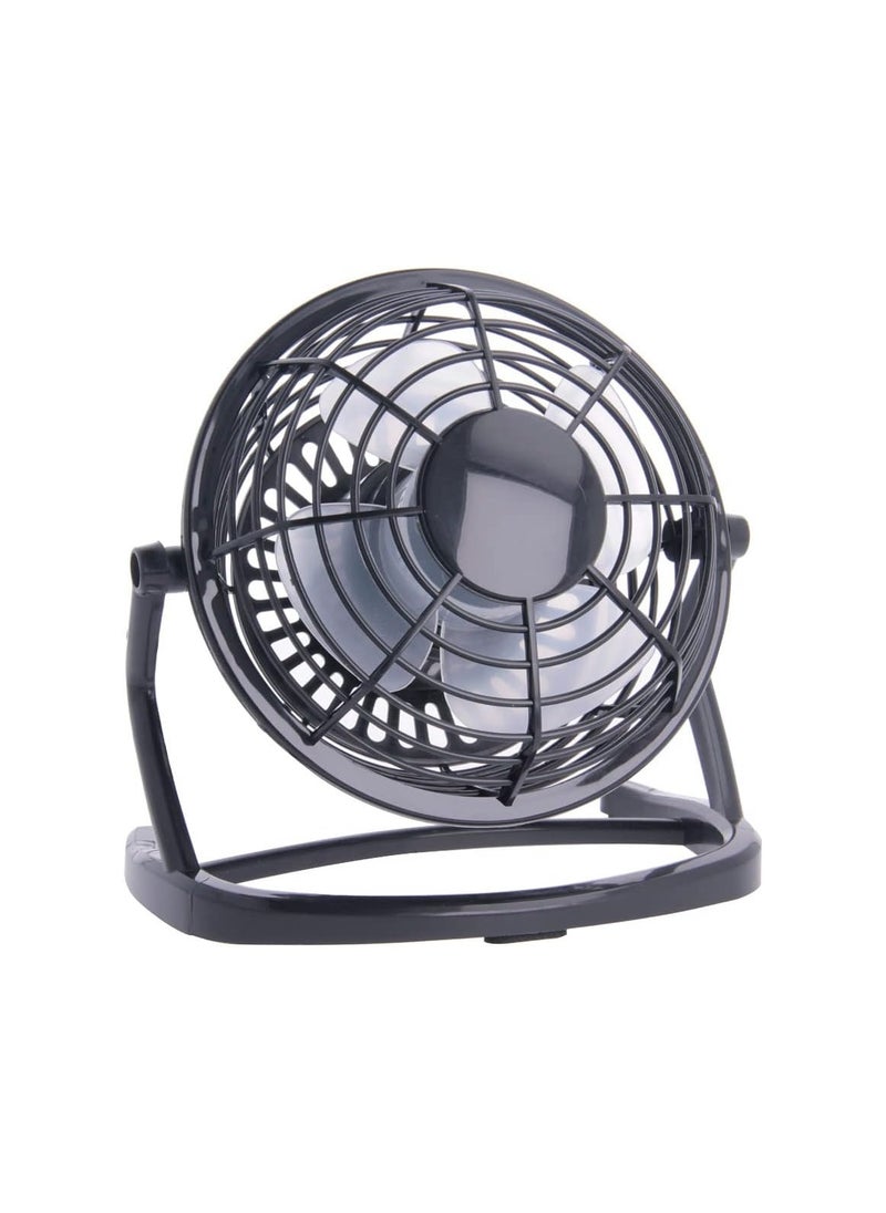 Generic Portable Mini USB Fan – Quiet Desktop Cooling Fan for Home, Office & Laptop – Black 