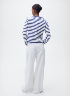 MANGO Stripped Knit Cardigan  - Image 2