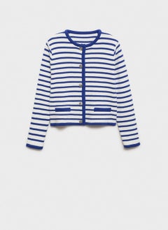 MANGO Stripped Knit Cardigan  - Image 5