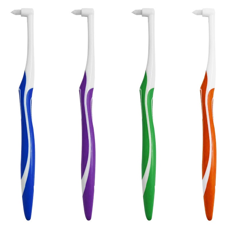 Ceonam 4Pack Tuft Toothbrushes for Orthodontic Care Interspace Tufted Brush with Endtuft Tapered Design Soft Trim Bristles for Braces Bridges and Wisdom Teeth Gap Dental Health Oral Care Tools - Image 2