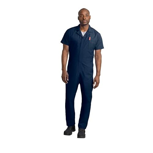 Red Kap Men's Speedsuit, Navy, Large - Image 1