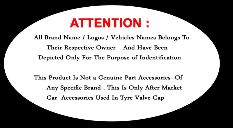 Greenworld Premium Red Metal Car Tyre Valve Cap Air Cap Car Tyre Valve Stem Cap Air Covers with Logo (HYUAND-AI) - Image 5