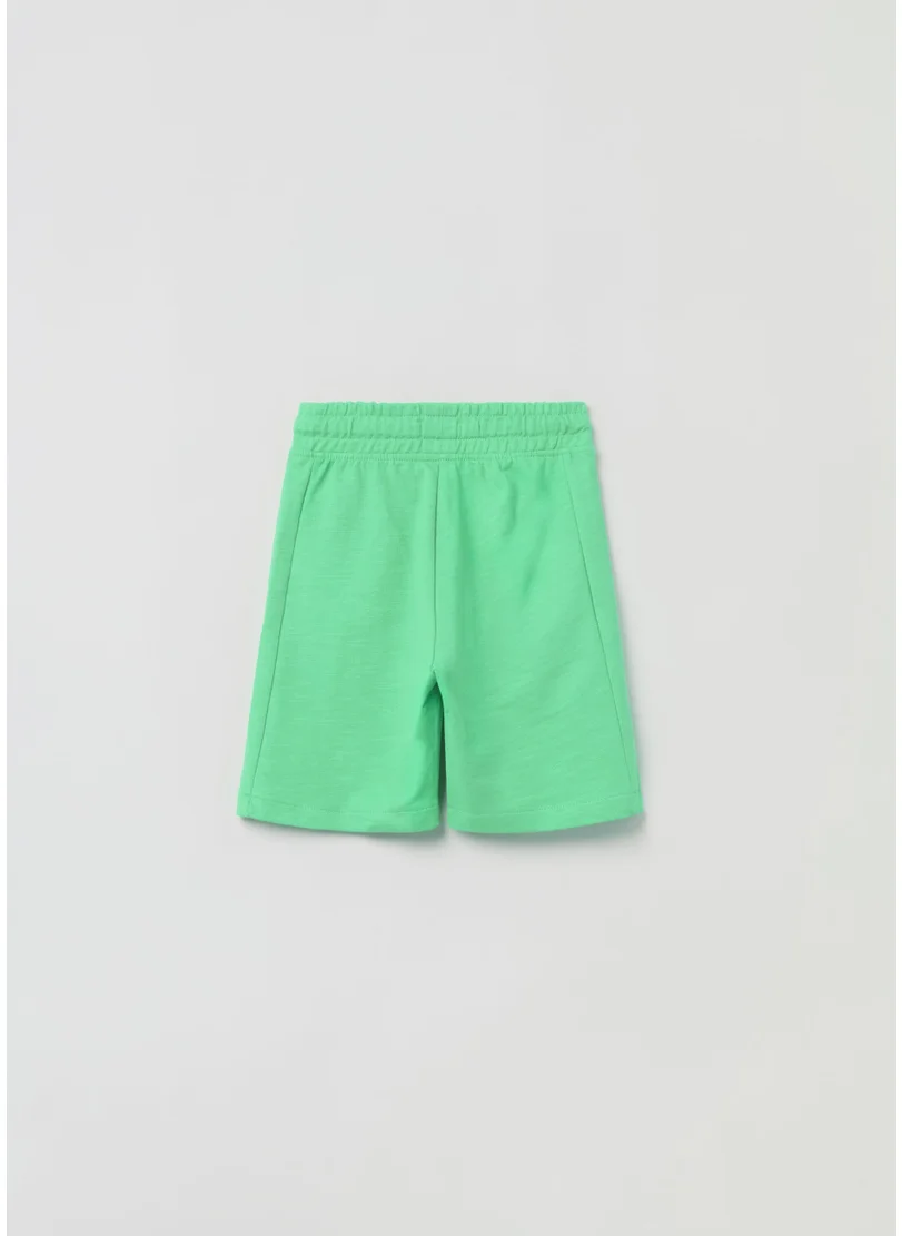Ovs Bermuda Joggers With Rugby Embroidery