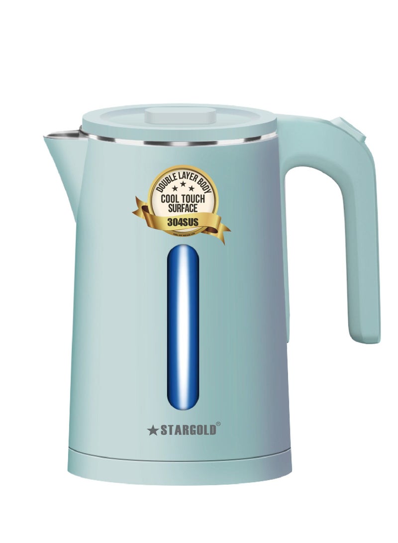 ستارجولد غلاية كهربائية سعة 1.5 لتر مع خاصية إيقاف التشغيل التلقائي للغلاية بقدرة 1500 وات - Image 1