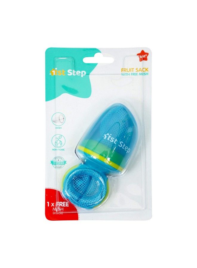 1st Step Bpa Free Fruit And Food Nibbler And Feeder With 2 Mesh (Blue) - Image 2