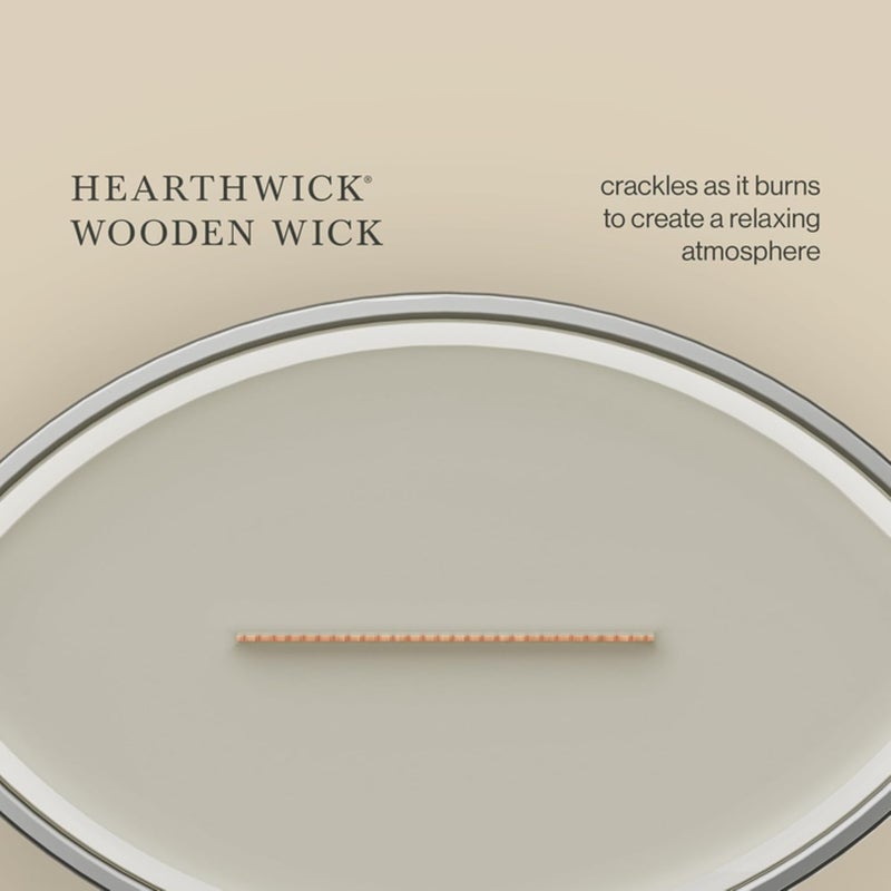 Woodwick Ellipse Scented Candle, Fireside, 16oz | Up to 50 Hours Burn Time - Image 5