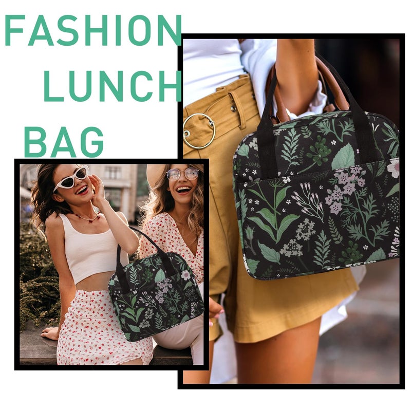 VLM Lunch Bag,Lunch Box for Women Men,Reusable Insulated Lunch Tote,Small Leakproof Cute Lunch Cooler with High Capacity for Work,Picnic,Camping - Image 5