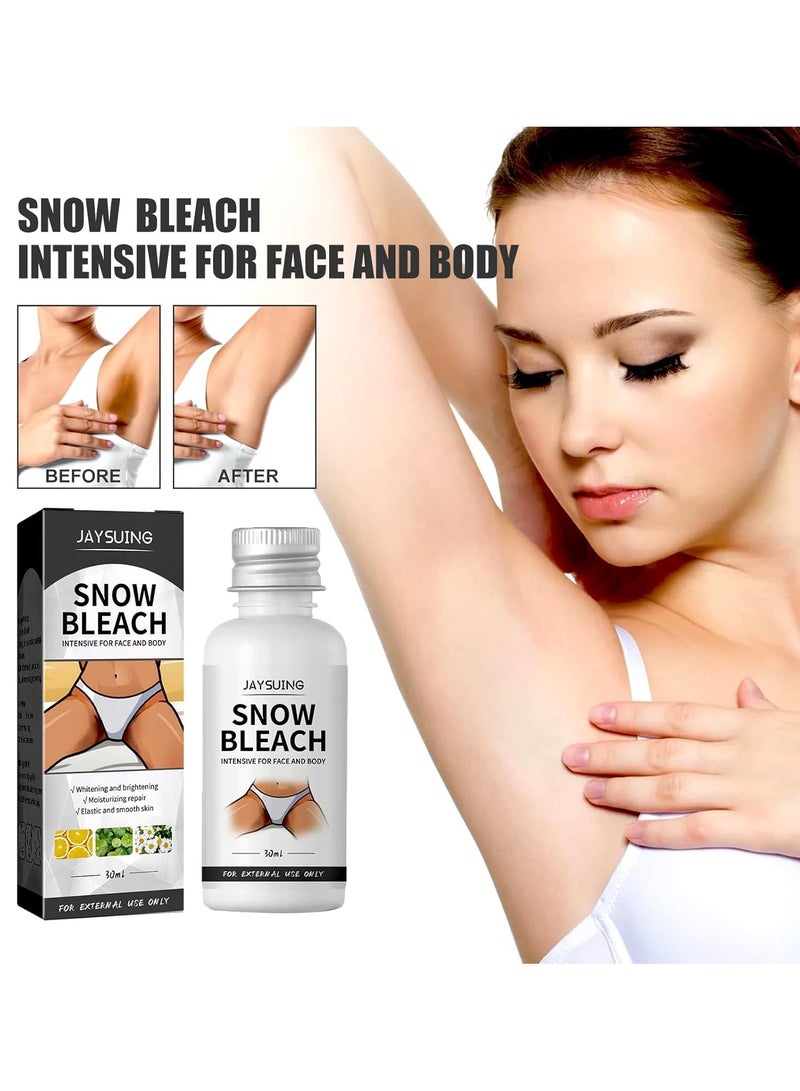 Jaysuing كريم تبييض تحت الإبط والفخذ - كريم تبييض للأجزاء الخاصة، تحت الإبط وإزالة البقع الداكنة - تفتيح لطيف للبشرة (عبوة واحدة) - Image 2