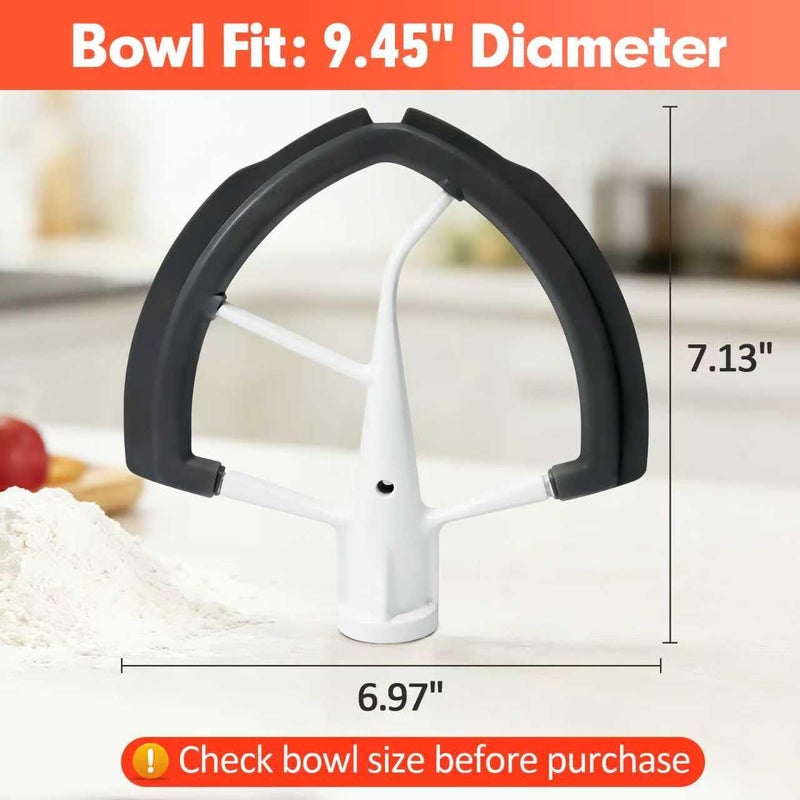 YIFOCUS Flex Edge Beater Compatible with KitchenAid 5.5-6 Quart Bowl-Lift Stand Mixers, 6QT Paddle Attachment Replacement with Silicone Scraper, Heavy Duty Mixer Accessories, Dishwasher Safe - Image 4