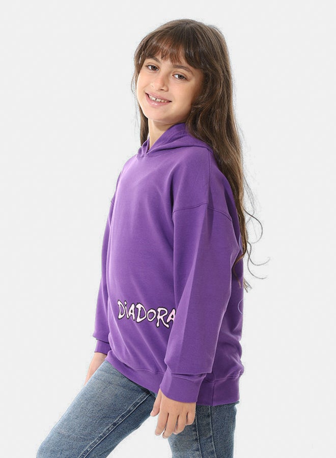 DIADORA Printed Girls Hoodie - Image 2